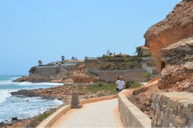 Paseo por el litoral de Playa Cabo Roig a Playa Capitán 2