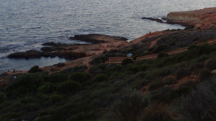 Playa Fósil en Cabo Roig