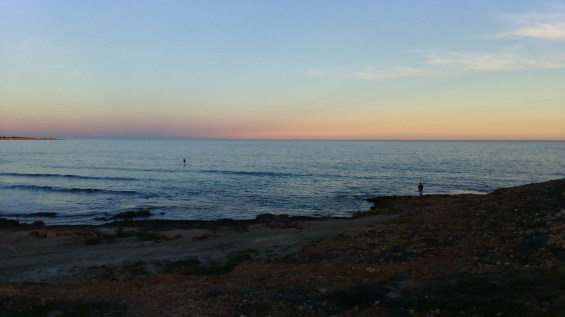 De pesca en Cala La Mosca