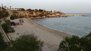 vista general de playa cabo roig