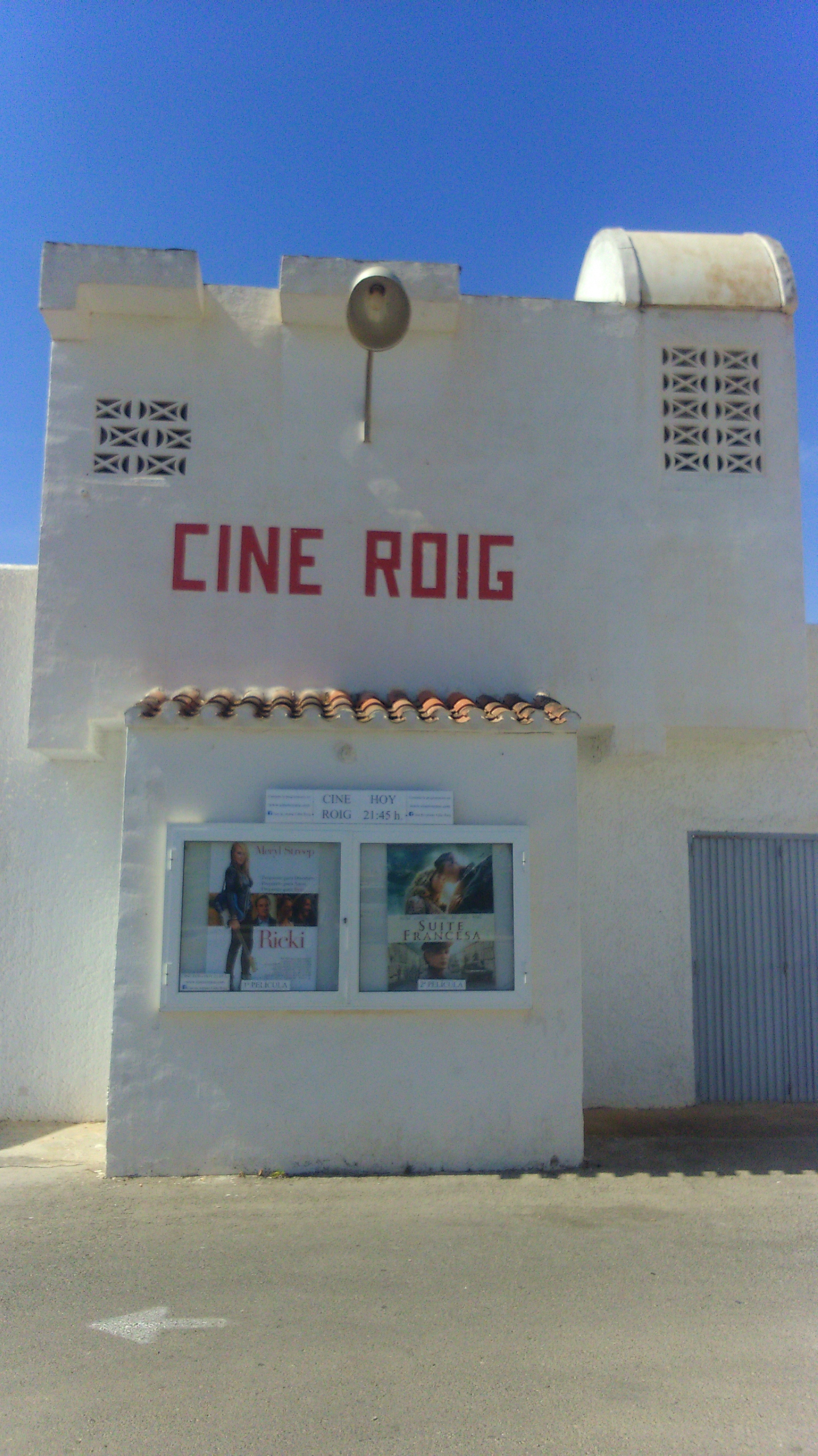 taquillas del cine de verano cabo roig
